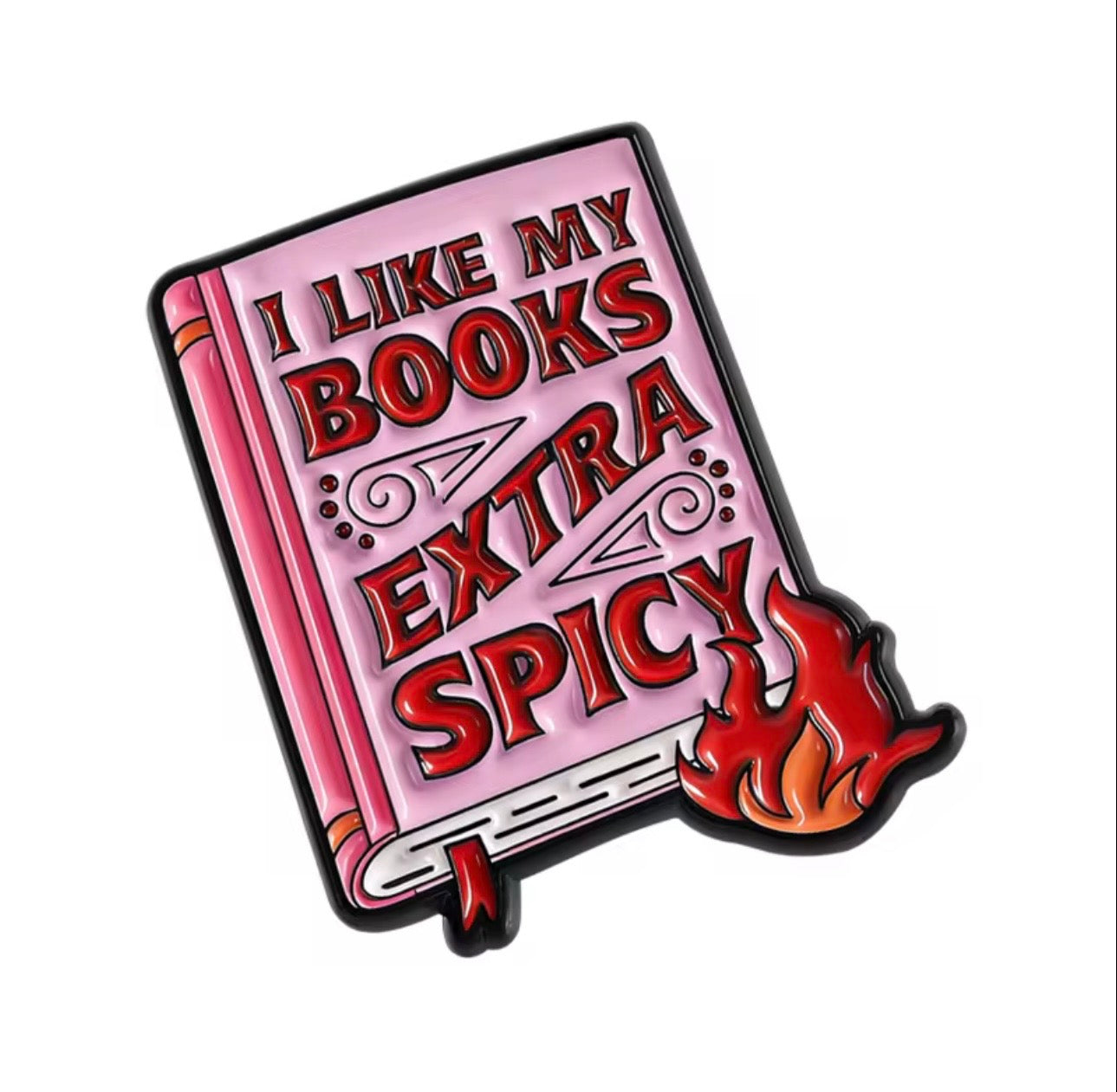 🔥🩷 Spicy Book Club 2er Set Pin