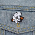 Cat Collector" Geist Pin