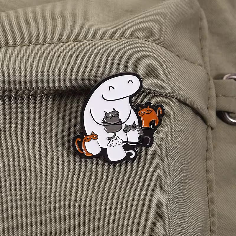 Cat Collector" Geist Pin