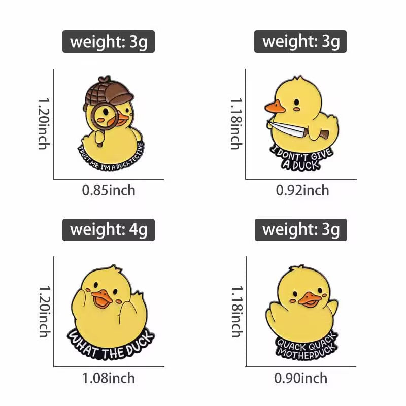 🦆 „What The Duck" Ente Pin