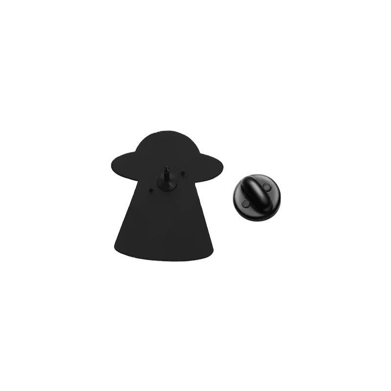 UFO Cow Abduction Enamel Pin