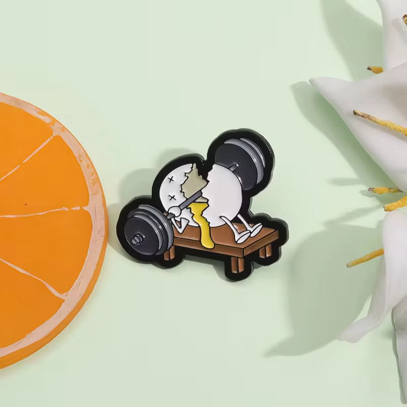 Fitness Ei  Pin