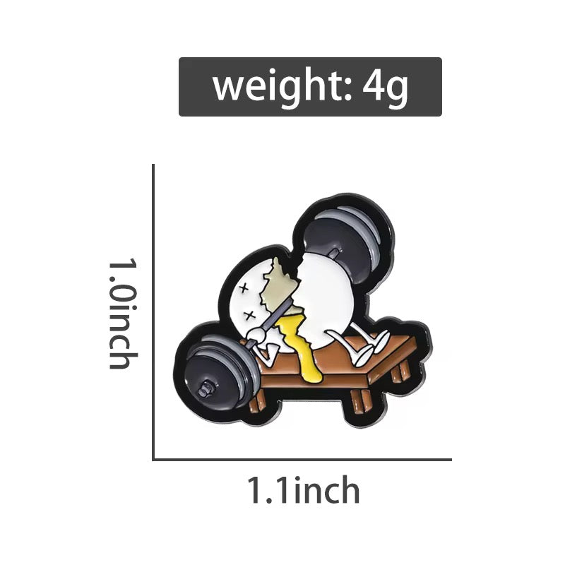 Fitness Ei  Pin