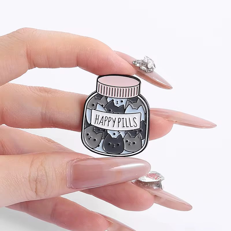 Positive Cat Vibes 3er Set Pin