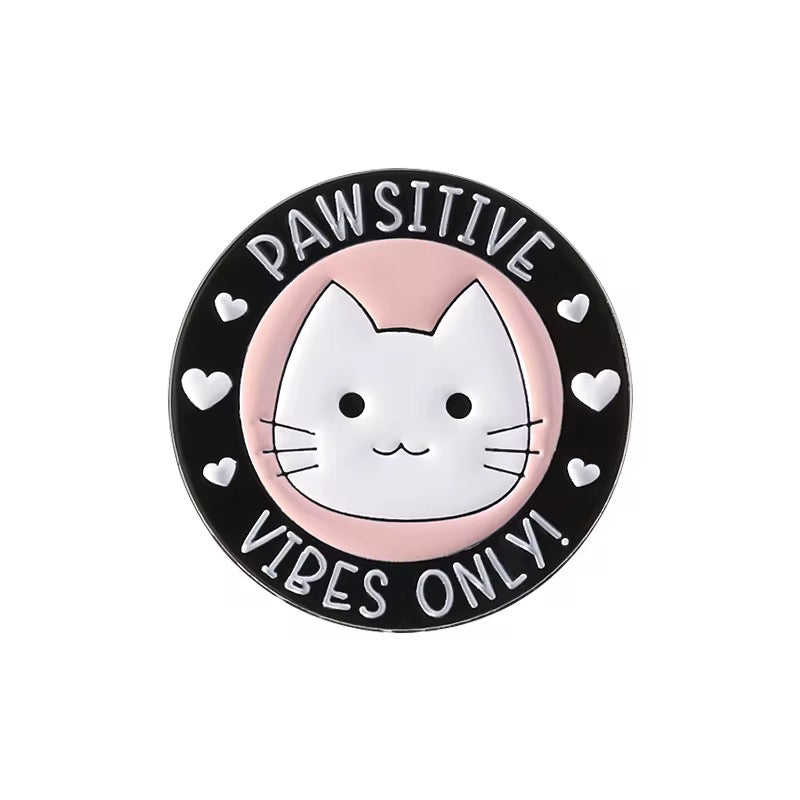 Positive Cat Vibes 3er Set Pin