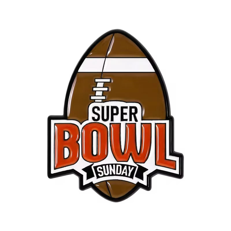 Super Bowl Sunday – Football  Pin Set