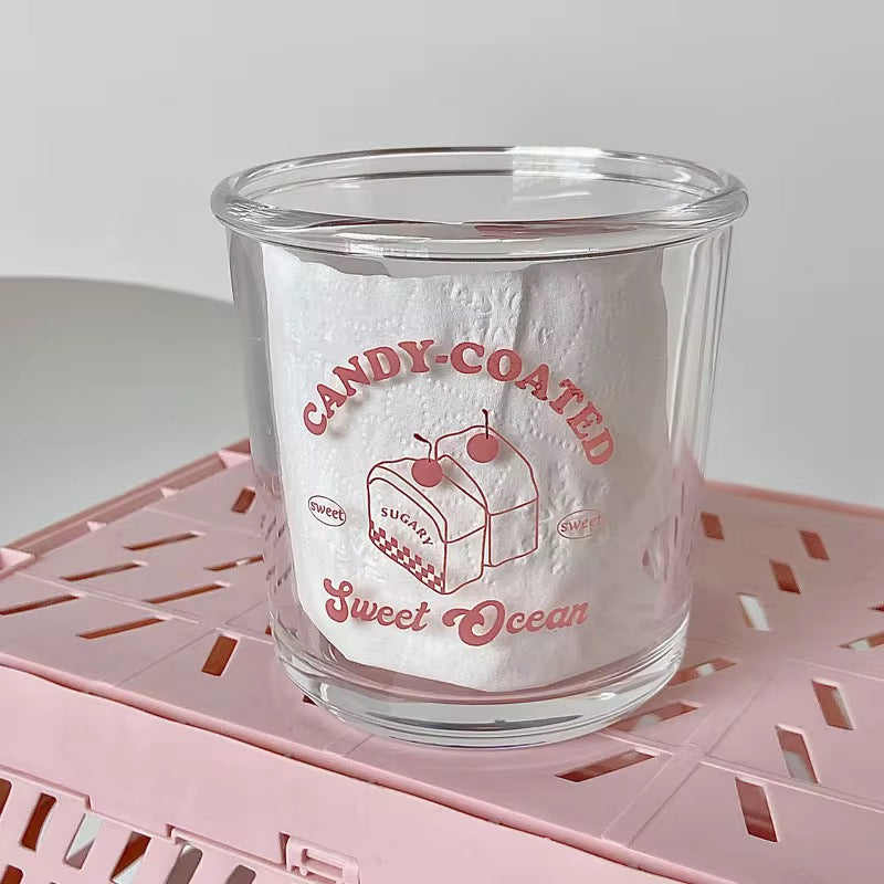 Cartoon 350 ml Trinkglas – Super Cute & Candy-Coated