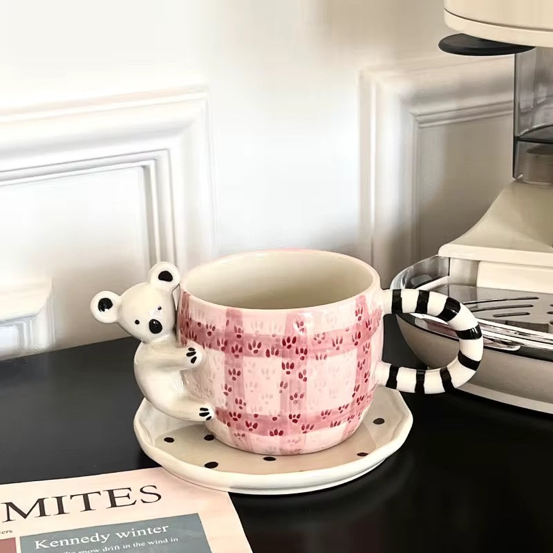Koala Tasse mit Unterteller - 260 ml