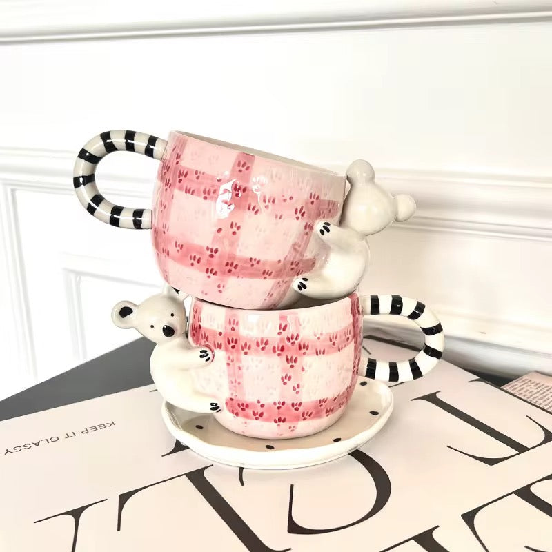 Koala Tasse mit Unterteller - 260 ml