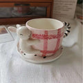 Hasen Tasse mit Untertasse – 260 ml